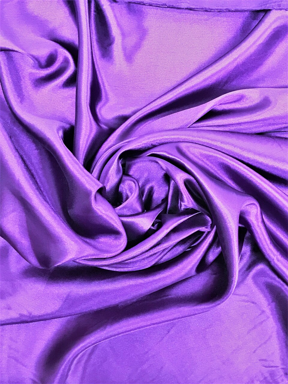 1 Yard Elegant Purple Satin Fabric Polyester Lightweight Sheen 58″-60″ Wide